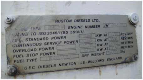 ruston diesels